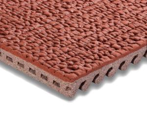 Quality Gym Synthetic Red Prefabricated Rubber Running Track wholesale
