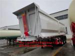 3 Fuwa Axles 50t Dump Semi Trailer 35cbm Dumper Box 13500 x 2500 x 3990mm