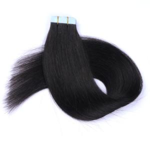 Quality 100% Unprocessed Skin Weft Tape Extensions , Tape Weave Hair Extensions wholesale