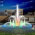 Colorful Light Decorative Program Control Dancing Water Fountain