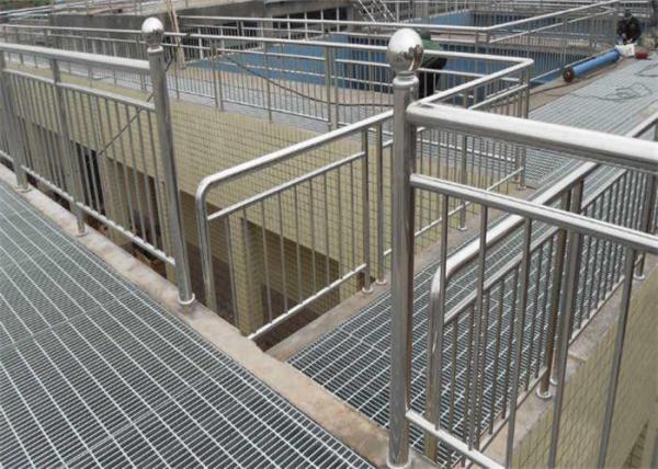 Cheap 25x5 Galvanized Walkway Grating / 75mm Pitch Bearing Bar Grating for sale