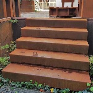 Quality Architectural Constructions Origami Staircase Corten Steel Steps Spiral Stairs wholesale