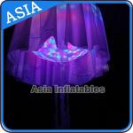 LED Light Helium Balloon Mega Inflatable Jellyfish Halloween , Shining Night