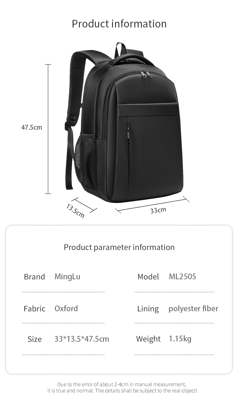 High quality new wholesale custom logo oem business men waterproof school bags laptop backpack