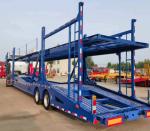 6/8 Cars Heavy Duty Vehicle Transport Semi Trailer With Hydraulic Lifting System
