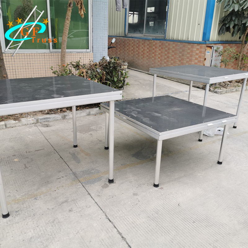 18mm plywood Wedding Aluminum Stage Platform 500KGS/sq.m