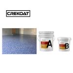 Hygienic Clear Resin Floor Coating Chemical Resistant Flake Concrete Coating