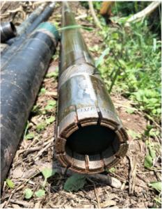 Quality Core Drilling Diamond Core Bit Fast Drilling Footage With Premium Synthetic Diamonds wholesale