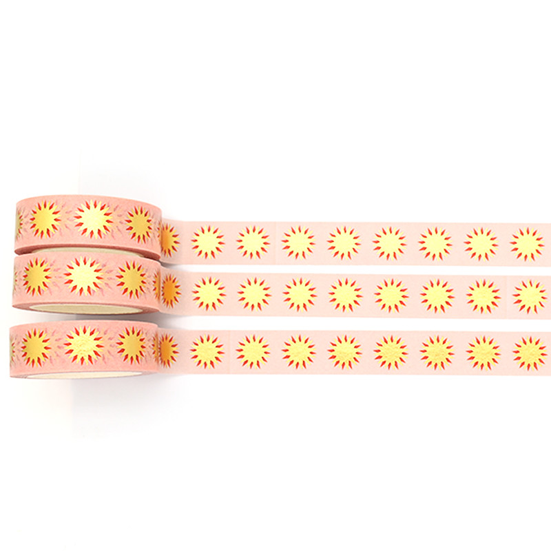 DIY Craft Washi Tape Printing Machine Gold Foil Washi Tape Manufacturer