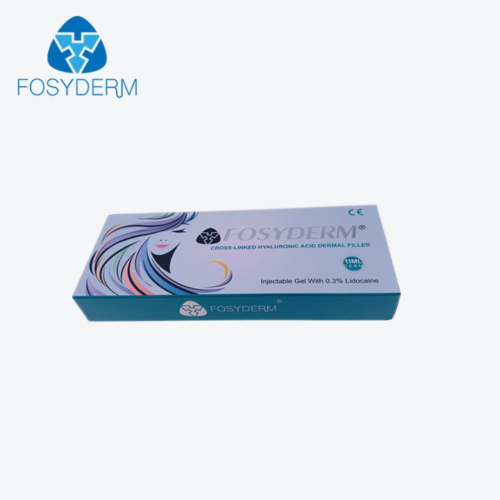 New Package Cross Linked HA Gel Dermal Filler 1.1Ml Derm For Lips Filling