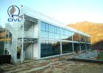 Mobile Hotel Modern Prefab Houses / Folding Prefabricated House Station