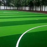 55mm Strong Artificial Grass Soccer Field / Large Sports Synthetic Grass Soccer