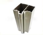 2mm 3mm 4mm Aluminum Curtain Wall Profile Length Customized With Powder Coating
