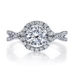 OEM ODM Lab Made Diamond Wedding Rings Laser Engraving Logo