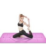 Non Slip Fitness Yoga Mat / TPE Yoga Mat Pilates Gym Exercise Sport Living Room