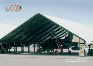 Quality Special Fabric Aircraft Hangar Tent 30M Width With Glass Wall wholesale