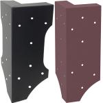 DIY Garden Flower Vegetable Planter Box Brackets Silver Garden Raised Bed Corner