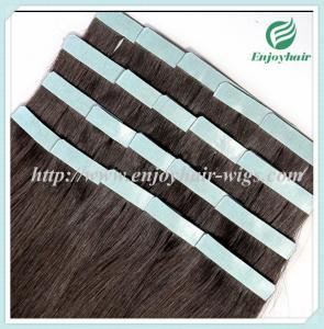 Quality Tape Hair extension 16&quot;-28&quot;L,100s/pack 1B# color Straight malaysian virgin hair wholesale