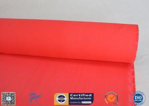 Quality High temperature 40/40g Coating 4HS C-glass Silicone Coated Fiberglass Fabric wholesale