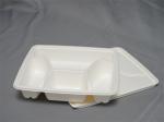4 Compartment Biodegradable Sugarcane Plates