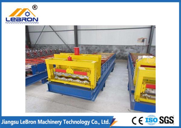 15-20m/min Glazed Roof Tile Roll Forming Machine For Industrial / Civilian
