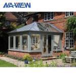 Aluminium All Season Sunroom Addition Single Toughened Roof Glass