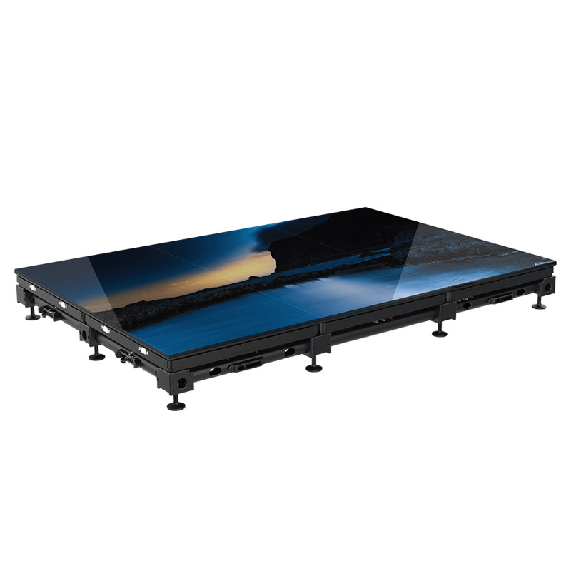 P6.25 P4.81 Interactive LED Floor Panels Flexible Sensitive Video