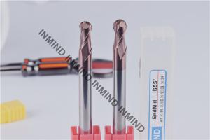 Quality SiN Coating Long Ball Nose End Mill R6*150 , Dia 12 mm AOL 150 mm HRC55 wholesale
