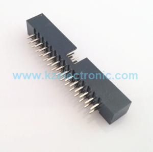 China Dual row straight DIP 2*15 Pin box header connector on sale