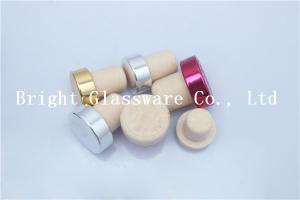 Quality custom bottle wooden cork lid with emboss logo sale wholesale
