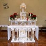 Marble Church Altar The Last Supper Relief Natural Stone Carving Catholic