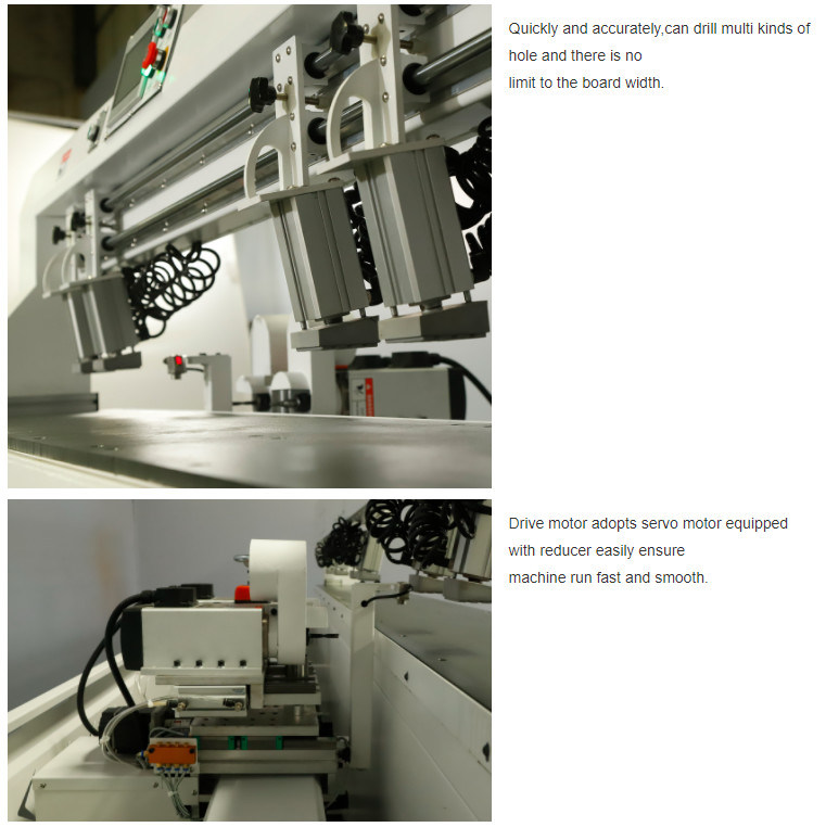 CNC Side Hole Drilling Machine 380V 3.5KW For Furniture Industry