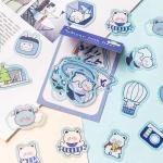 Offset Printed Pvc Cartoon Sticker Sheet 50 Sheets/Pack