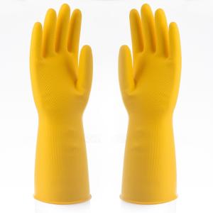 Quality L Waterproof Kitchen 80g Rubber Cleaning Gloves wholesale