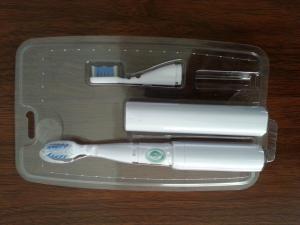 Quality Transparent PET / PVC / APET / GAG / APEG two blisters packing for electronic toothbrush wholesale