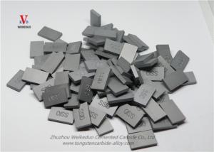 Square Cemented Carbide Tips , Heavy Duty Tungsten Carbide Tool Inserts