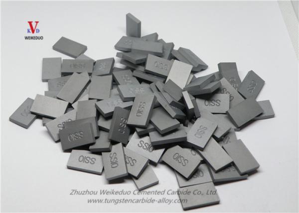 Cheap Square Cemented Carbide Tips , Heavy Duty Tungsten Carbide Tool Inserts for sale