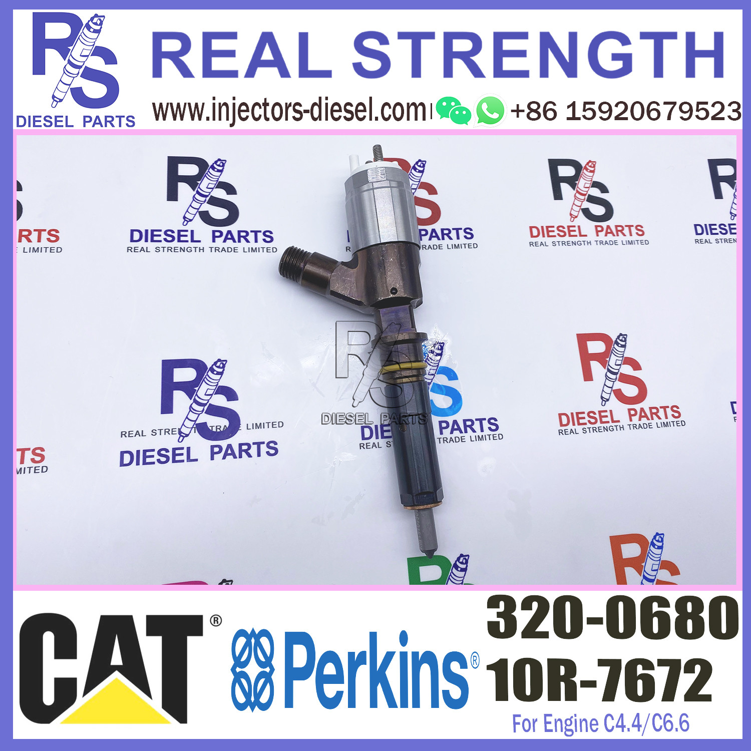 C6.6 C6.4 Engine Diesel Fuel Injectors 3200680 2645A747 320-0680 For CAT 323D Excavator