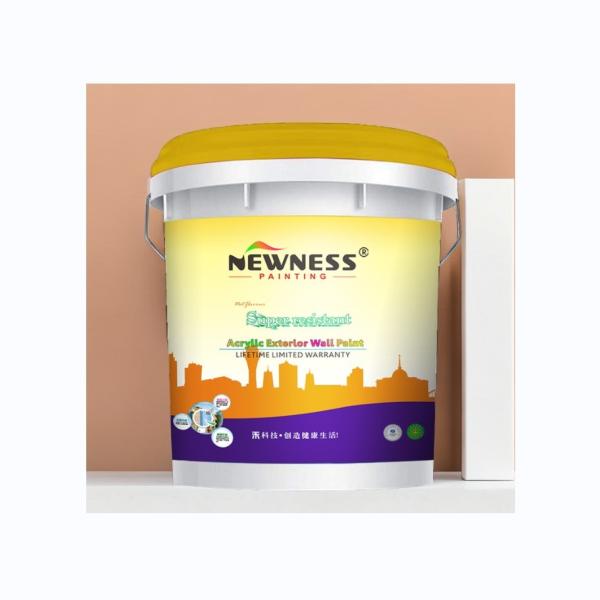 Good Dirt-resistance Yellow Exterior Paint Emulsion for Brush Application from