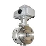 Wafer Type WCB High Temperature Electric Motorized Control Ball Valve