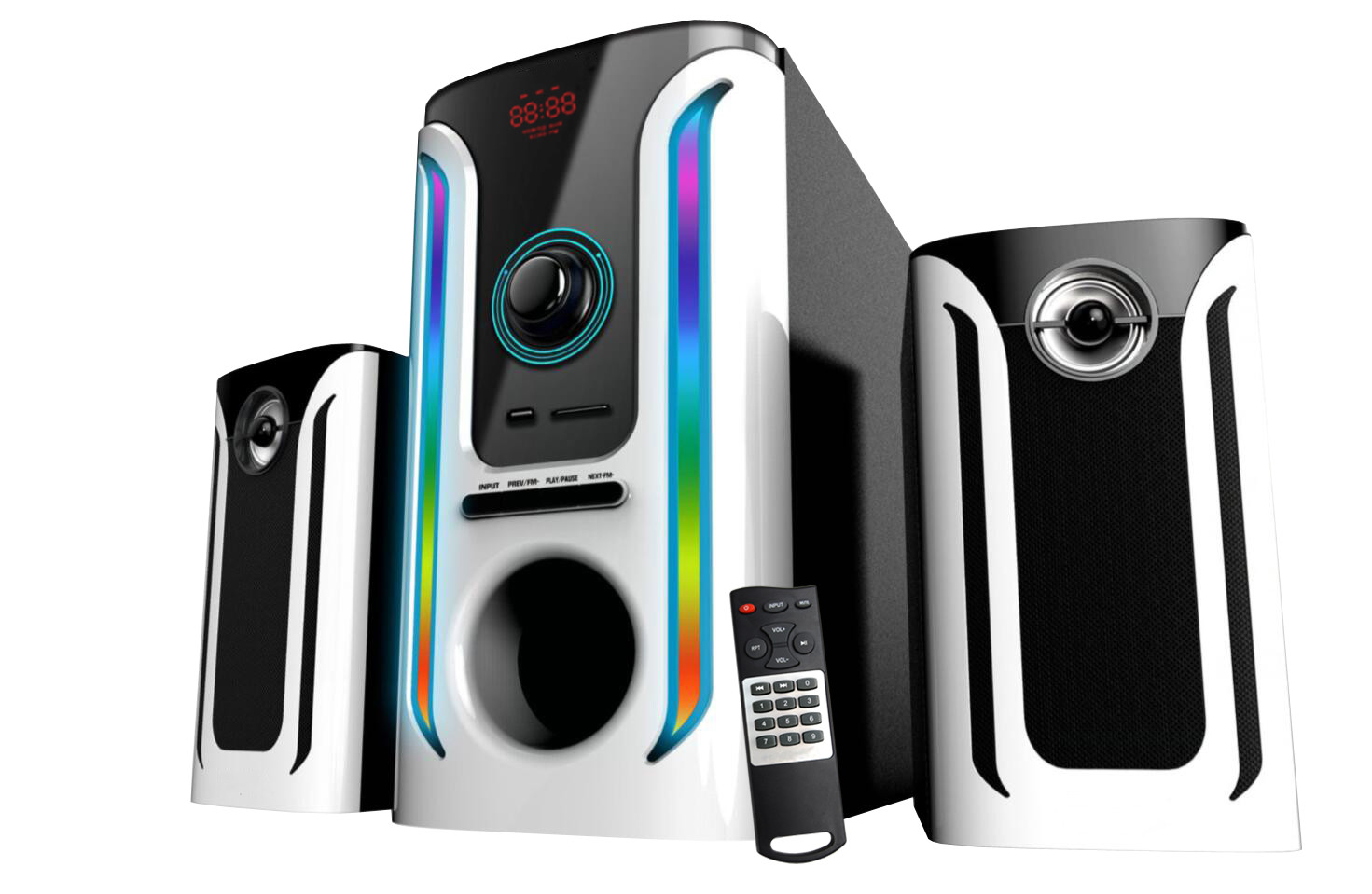 Stylish 85dB Sensitivity 2.1 Channel Speaker Multimedia Pc Speaker