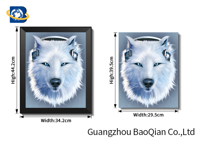 Clear Vivid Animal 3d Photo For Home Wall Decor , 3d Flipped Changing Wall Art
