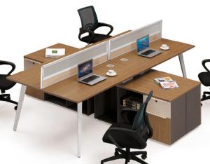 Quality modern 4 seater office workstation furniture wholesale