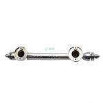 344mm Length Aluminum Profile Door Pull Handles Luxury Style Corrosion