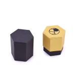 Hexagonal box craft gift box cover gift box Jewelry necklace shaped box hot gold