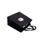 Craft Customized Size White Black Luxury Gift Shopping Jewelry Paper Bag With