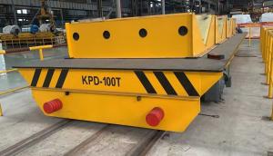 Quality 5-50 Tone Electric Transfer Cart Cabin Control material transfer trolley wholesale