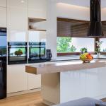 Practical Italian Furniture Modern Kitchen Storage Cabinets with RICE BOX