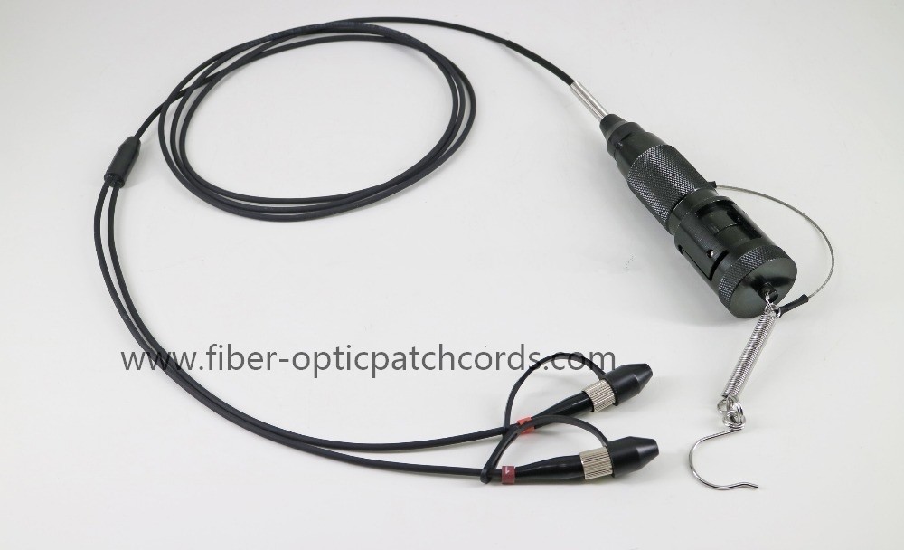 2 Cores Tactical Connector Outdoor Warterproof Military Fiber Optic Cable Assembly