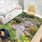 Beautiful Scenery Household Bedroom Living Room Floor Carpet Special Style